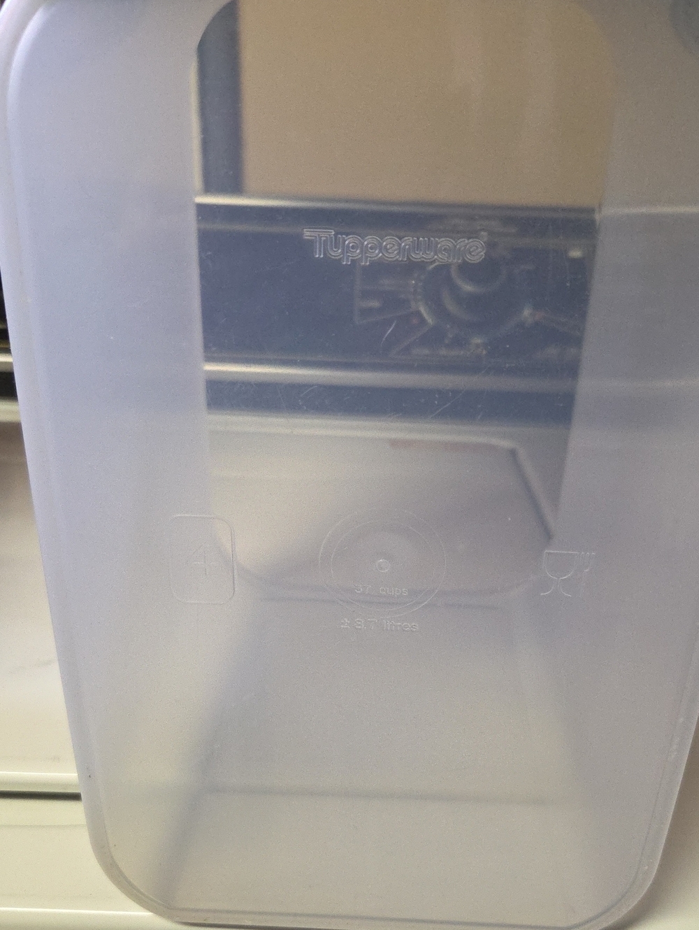 Tupperware Translucent Clear Food Storage Container